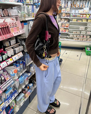 Eyelet Square Shoulder Bag
