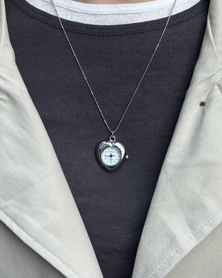 Watch pendant necklace