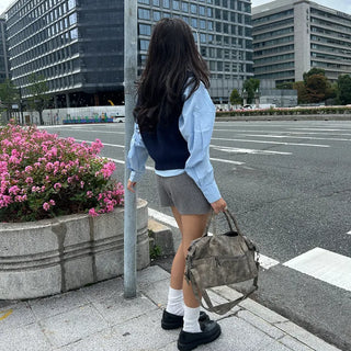 Vintage Boston Shoulder and Tote Bag