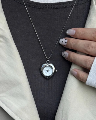 Watch pendant necklace
