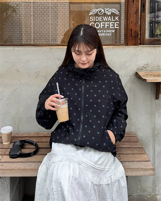 Polka Dot Mountain Hooded Parka