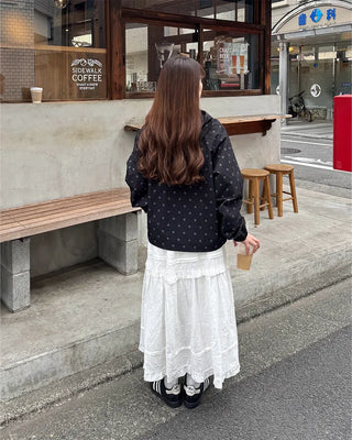 Polka Dot Mountain Hooded Parka