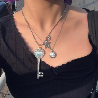 Skull Star Necklace