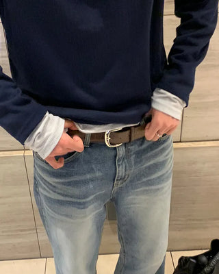 Unique leather style belt