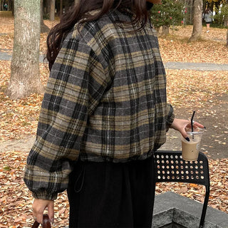 Reversible Stitch Check Jumper