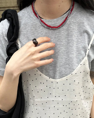 Heart Marble Ring