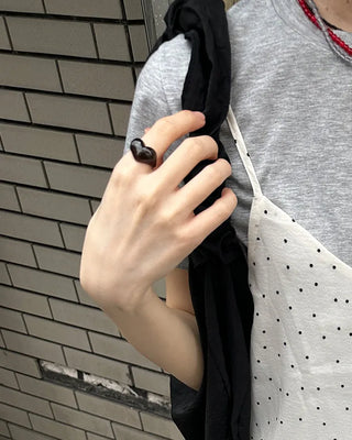 Heart Marble Ring