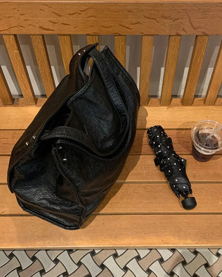 Black pouch set shoulder bag