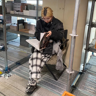 2-Way Flannel Check Pants