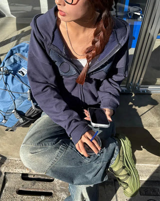8-Star Dot Patch Hooded Parka