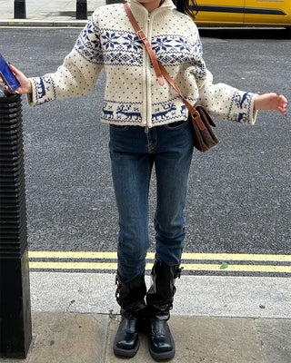 Square-toe triple-strap mid-calf boots