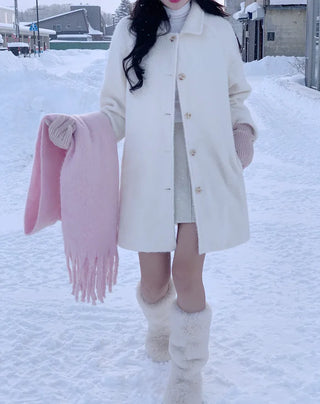 [UNISEX] Smartphone-compatible knit gloves