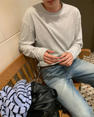 Striped Arm Warmer Long-Sleeve T-Shirt