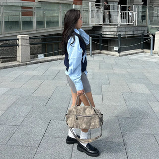 Vintage Boston Shoulder and Tote Bag