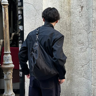2-way string shoulder backpack