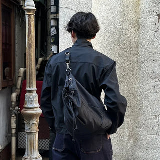 2-way string shoulder backpack