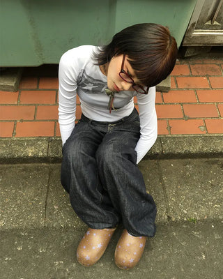Summer Rigid Wide Denim Pants