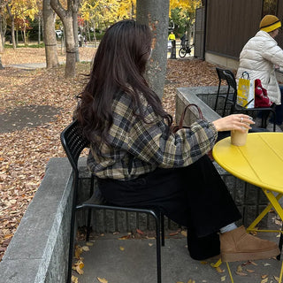 Reversible Stitch Check Jumper