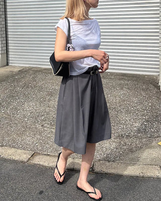 Faux leather beach sandals