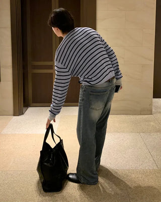 Black pouch set shoulder bag