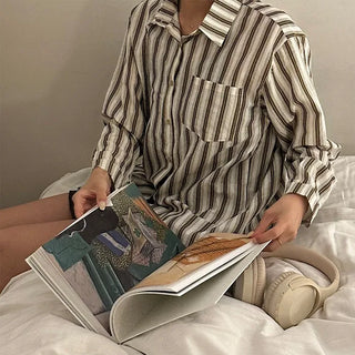 Two-tone striped shirt