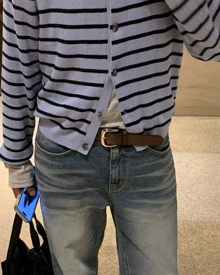 Unique leather style belt