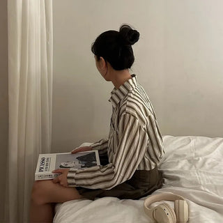 Two-tone striped shirt