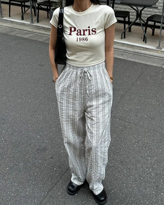 Paris crop t-shirt