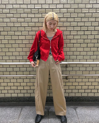 Daily Cropped Hooded Zip-Up