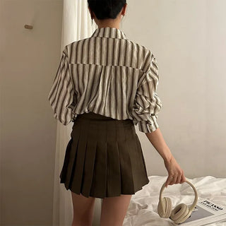 Two-tone striped shirt