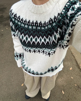Jacquard Round Knit