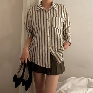 Two-tone striped shirt