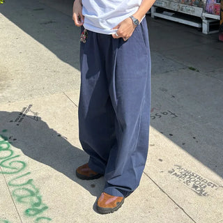 Unisex elasticated cotton pants