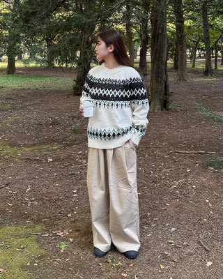 Jacquard Round Knit