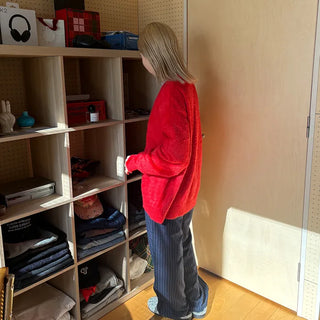(Unisex) V-neck cardigan