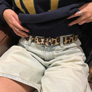 Leopard belt