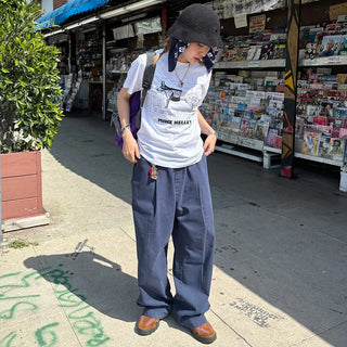 Unisex elasticated cotton pants