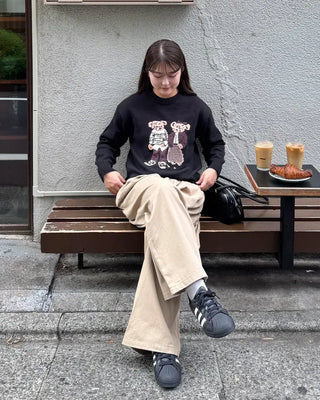 Bear Round Knit