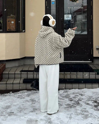 Sheepskin earmuffs