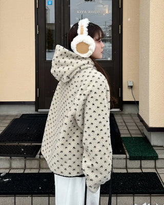 Sheepskin earmuffs