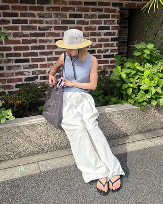 (Unisex) Cotton Parachute Pants