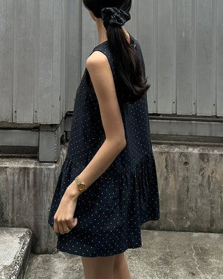 Polka dot mini dress (with scrunchie)