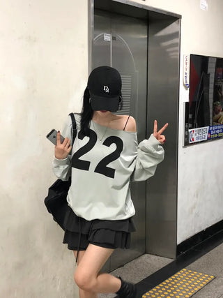 [2 colors] Tiered elastic skirt