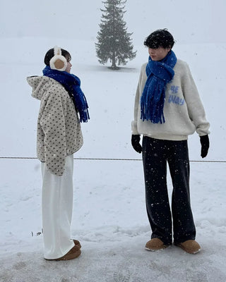 Sheepskin earmuffs