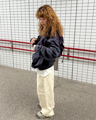 Wide cotton pants