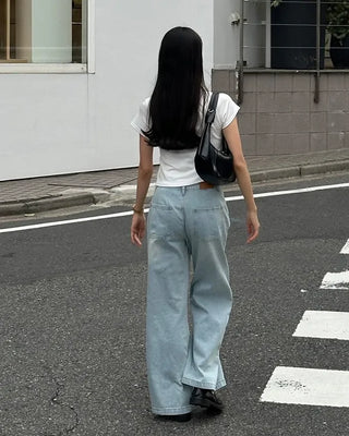 Crop Simple Short-Sleeve T-Shirt