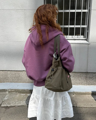 Waist string midi skirt