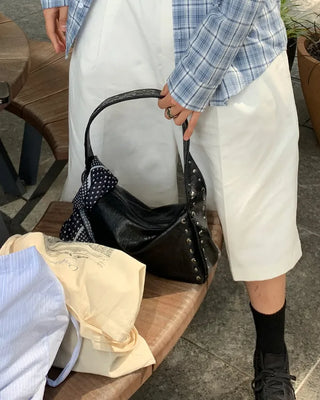 Stud Point Shoulder Bag