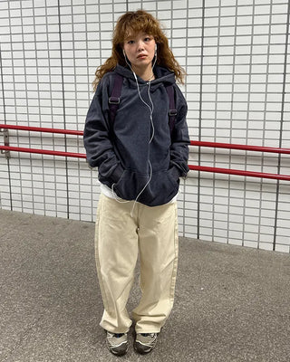 Wide cotton pants
