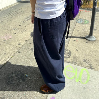 Unisex elasticated cotton pants